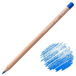 Caran DAche Luminance 6901 Coloured Pencil Mid Cobalt Blue 660
