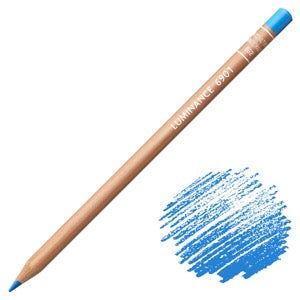 Caran DAche Luminance 6901 Coloured Pencil Genuine Cobalt Blue 662