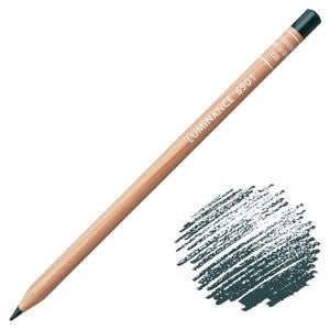 Caran DAche Luminance 6901 Coloured Pencil Dark Sap Green 739