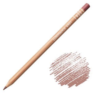 Caran DAche Luminance 6901 Coloured Pencil Burnt Sienna 50pc 866