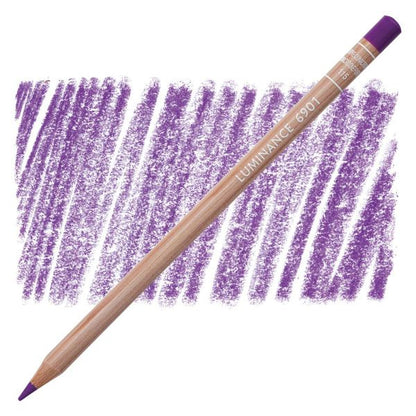 Caran DAche Luminance 6901 Coloured Pencil Quinacridone Purple 115