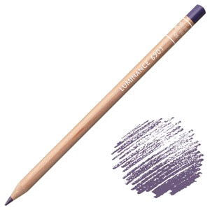 Caran DAche Luminance 6901 Coloured Pencil Violet Brown 129