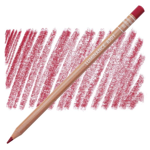 Caran DAche Luminance 6901 Coloured Pencil Anthraquinone Carmine 580