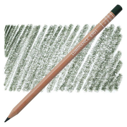 Caran DAche Luminance 6901 Coloured Pencil Dark Phthalo Green 719