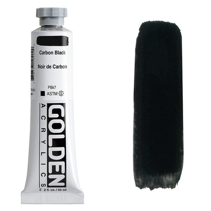 GOLDEN Heavy Body Acrylic 59ml S1 Carbon Black