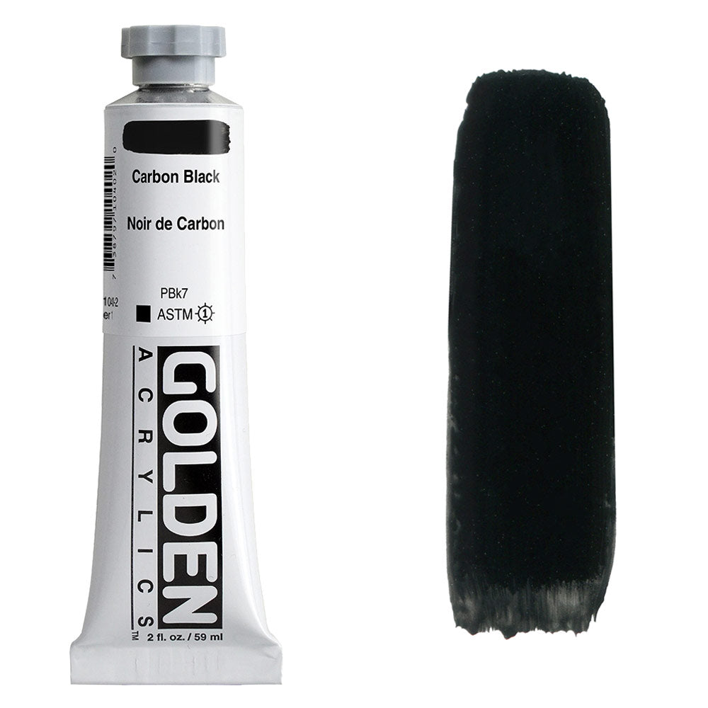 GOLDEN Heavy Body Acrylic 59ml S1 Carbon Black