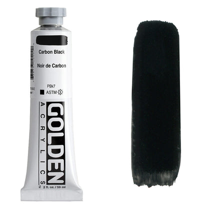 GOLDEN Heavy Body Acrylic 59ml S1 Carbon Black
