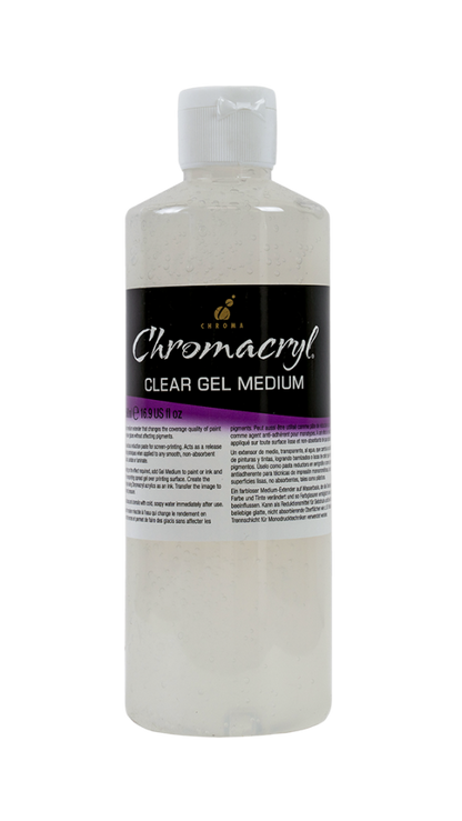Chromacryl 500ml Clear Gel Medium image 1