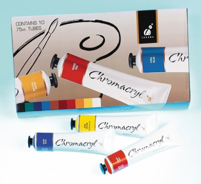 Chromacryl Student Acrylic Set 75ml x 10 Default Title