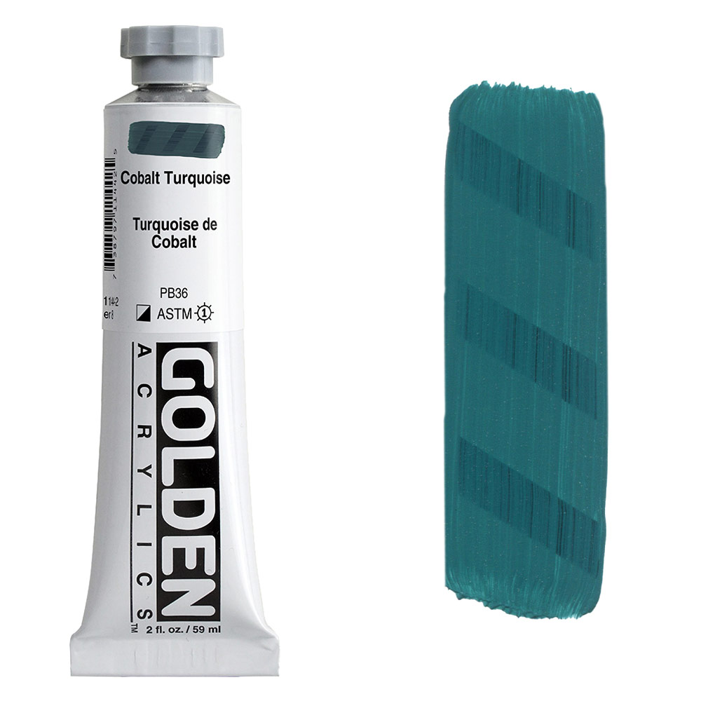 GOLDEN Heavy Body Acrylic 59ml S8 Cobalt Turquois