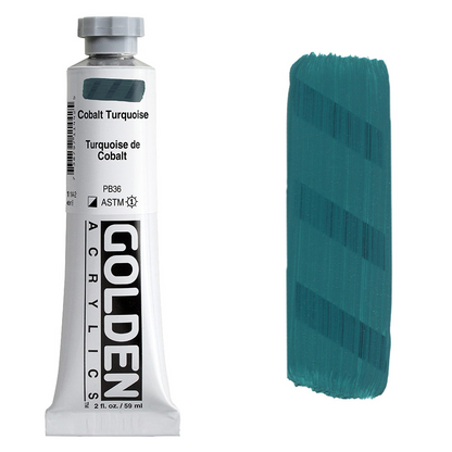 GOLDEN Heavy Body Acrylic 59ml S8 Cobalt Turquois