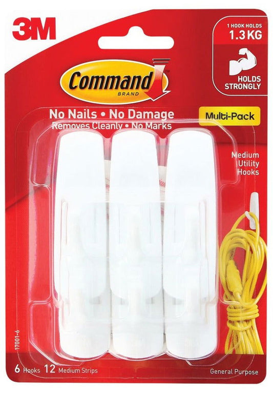 Command 3M Adhesive Hook Medium Value Pack Default Title