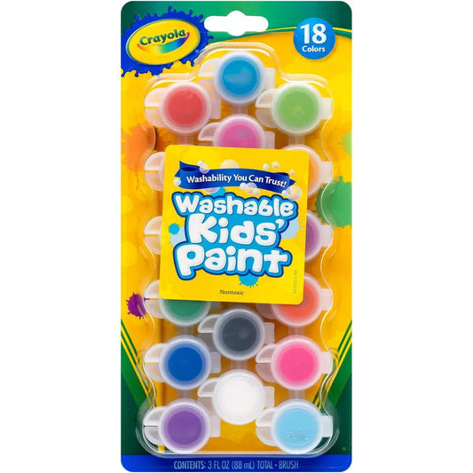 Crayola 18 Kids Washable Poster Paints image 1