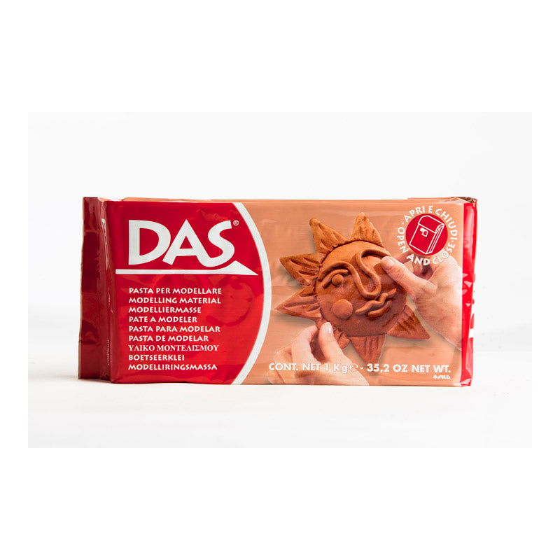 DAS AIR-HARDENING CLAY 1kg TERRACOTTA