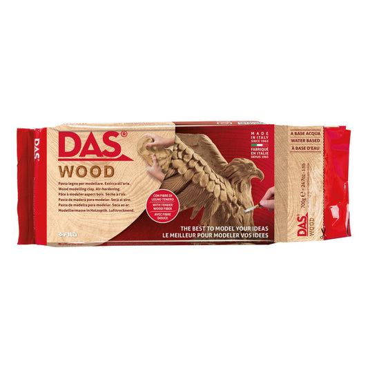 DAS WOOD AIR-HARDENING CLAY 700g Default Title