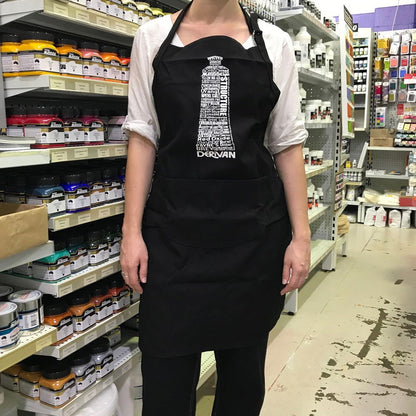 DERIVAN ARTIST APRON BLACK image 1