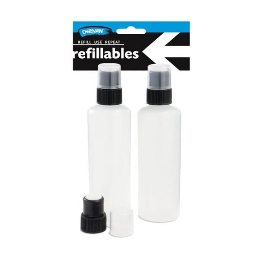 DERIVAN REFILLABLES 2 x 135ml bottles + 3 daubers Default Title