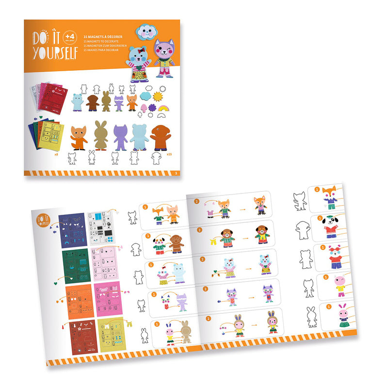 Djeco Do-It-Yourself - Funky Family Magnets