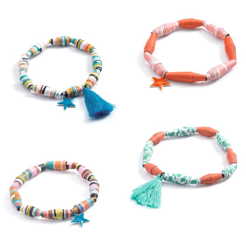 Djeco Do It Yourself - Pop + Colourful Bracelets