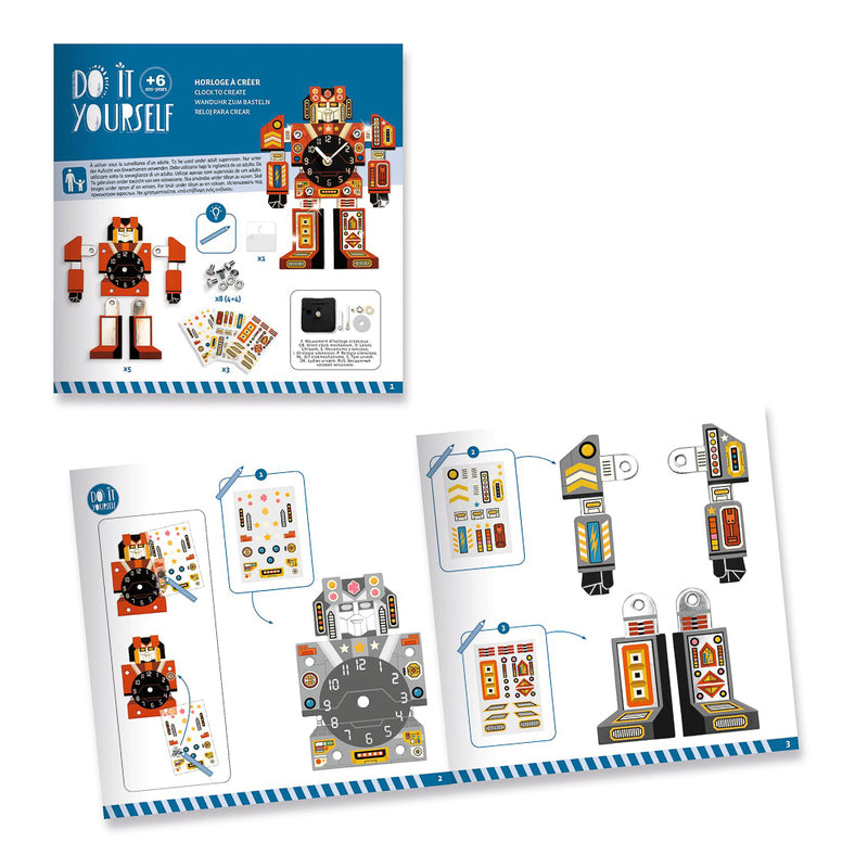 Djeco Do It Yourself - Robotime Clock