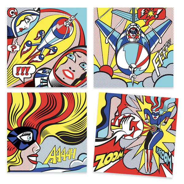 Djeco Inspired By - Roy Lichtenstein/Superheroes