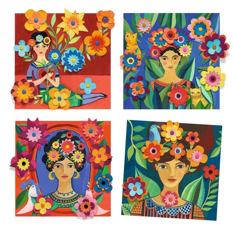 Djeco Inspired By - Frida Kahlo/3D Pictures
