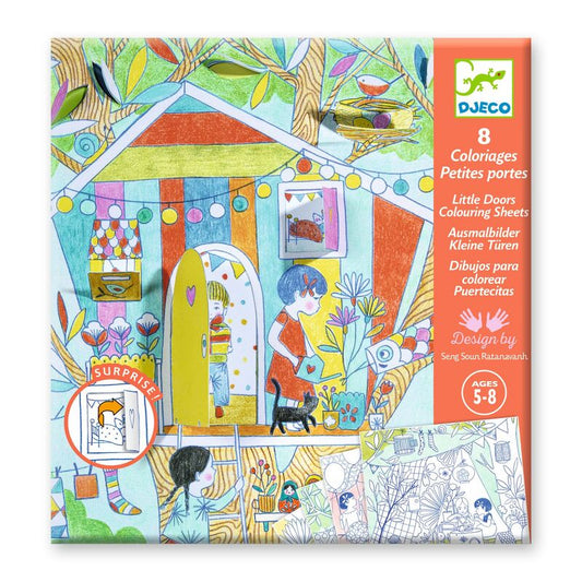 Djeco Ninas Play Tent Colouring Surprise Kit image 1