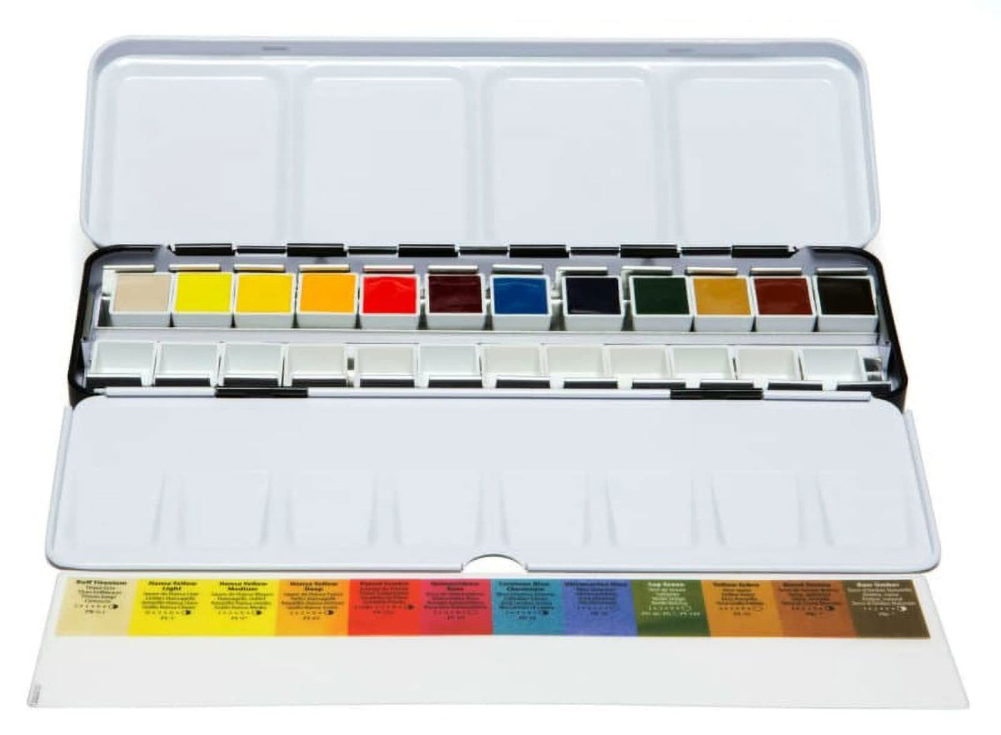 Daniel Smith Watercolour 12 pans in metal box - Assorted Colours