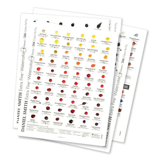 Daniel Smith 266 Paint It Colour Chart Default Title