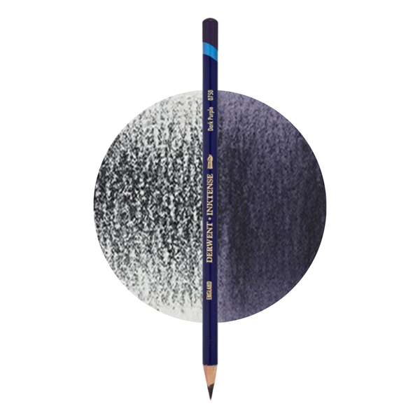 Derwent Inktense Pencil Dark Purple 0750