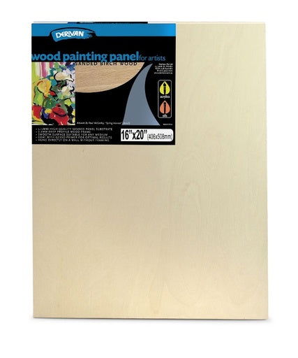 Derivan Wood Panel 40 x 50cm - 16 x 20 inch