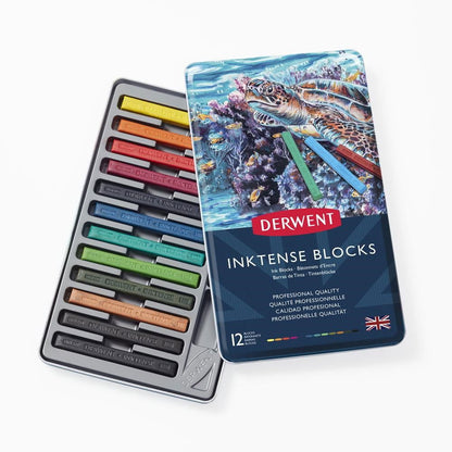 Derwent Inktense BLOCKS tin 12 image 1