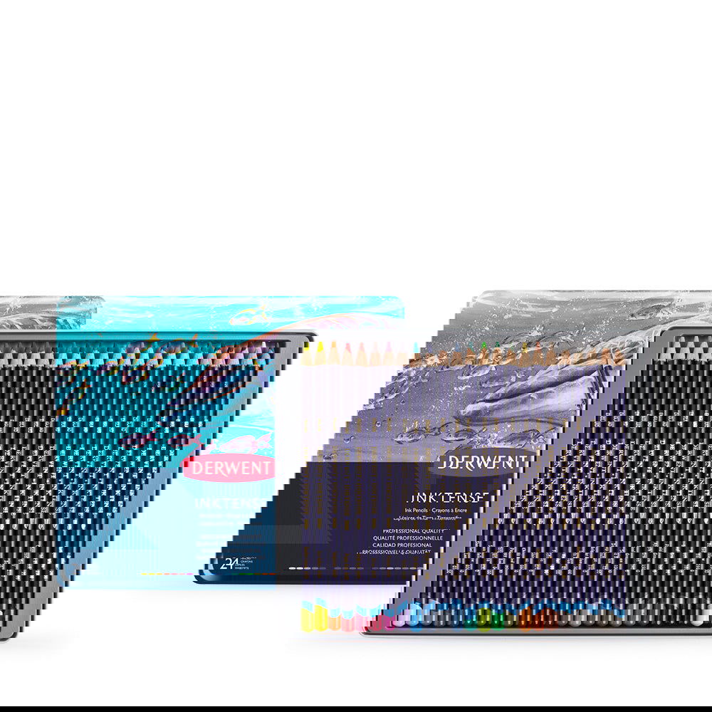 Derwent Inktense Pencil Tin of 24 Assorted Default Title