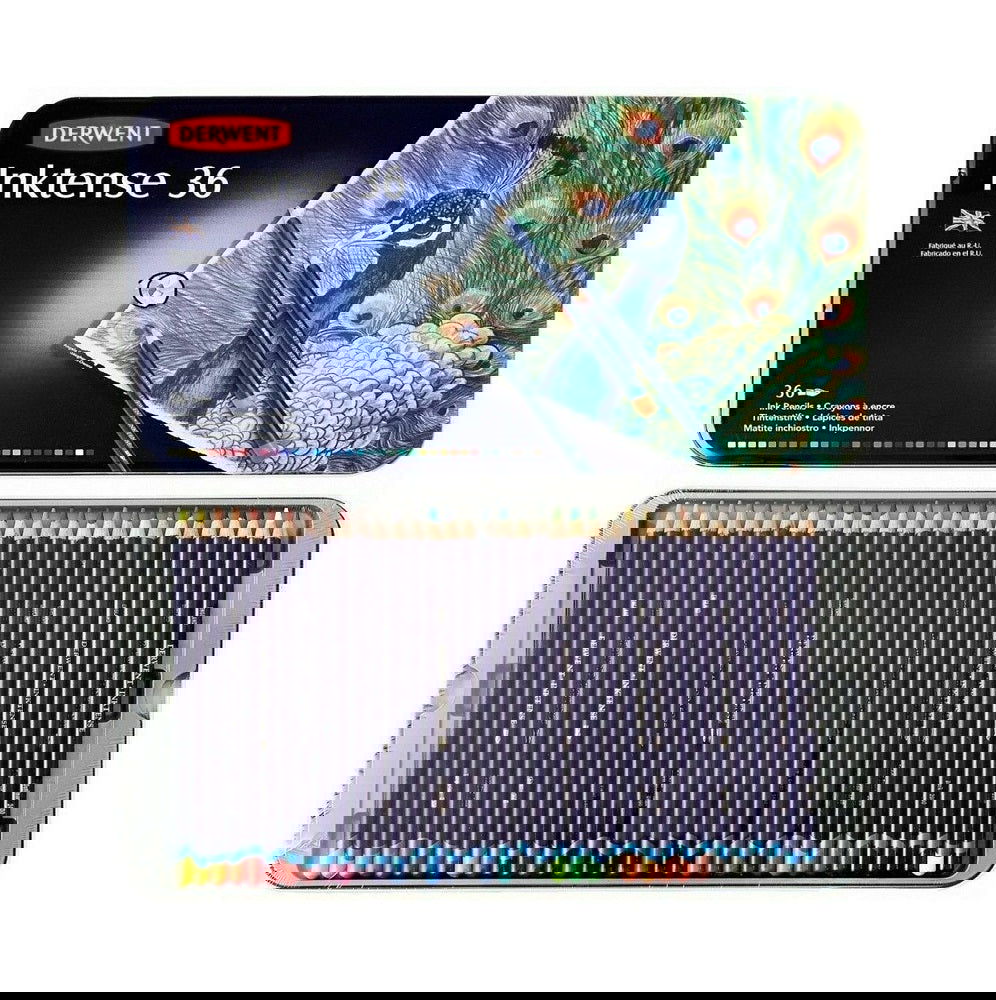 Derwent Inktense Pencil Tin of 36 Assorted Default Title