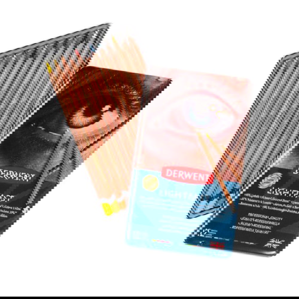 Derwent Lightfast Pencils Tin of 12 Default Title