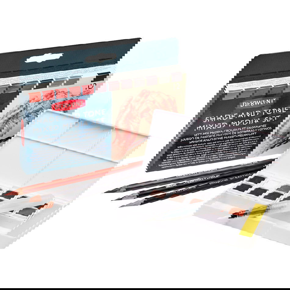 Derwent Shade and Tone Mixed Media Set