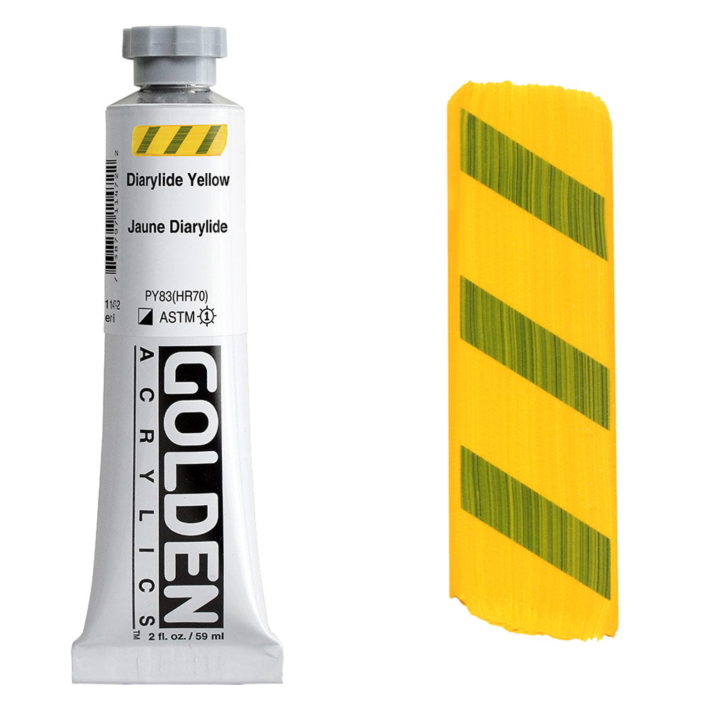 GOLDEN Heavy Body Acrylic 59ml S6 Diarylide Yellow