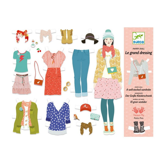 Djeco Paper Fashions - Big Dressing Room Default Title