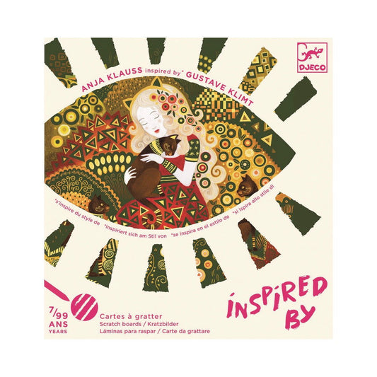 Djeco Inspired By - Gustav Klimt/Scratch Boards image 1