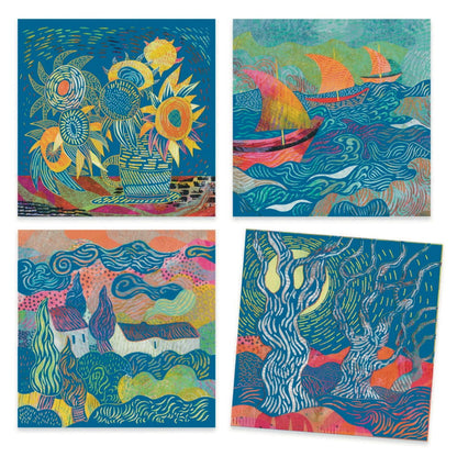 Djeco Inspired By - Vincent Van Gogh/Scratch Boards