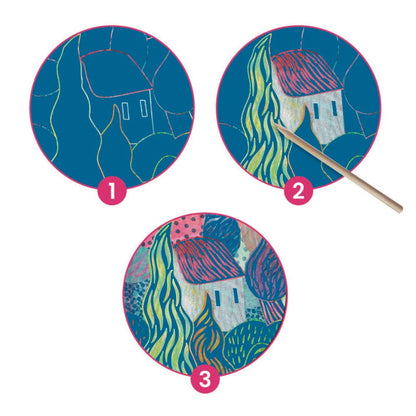 Djeco Inspired By - Vincent Van Gogh/Scratch Boards