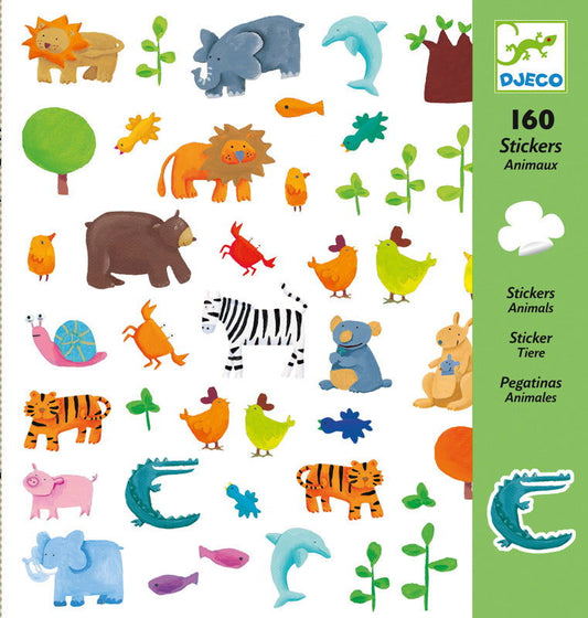 Djeco Stickers - Animals Default Title