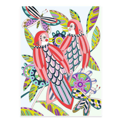 Djeco Colouring Gallery - Birds