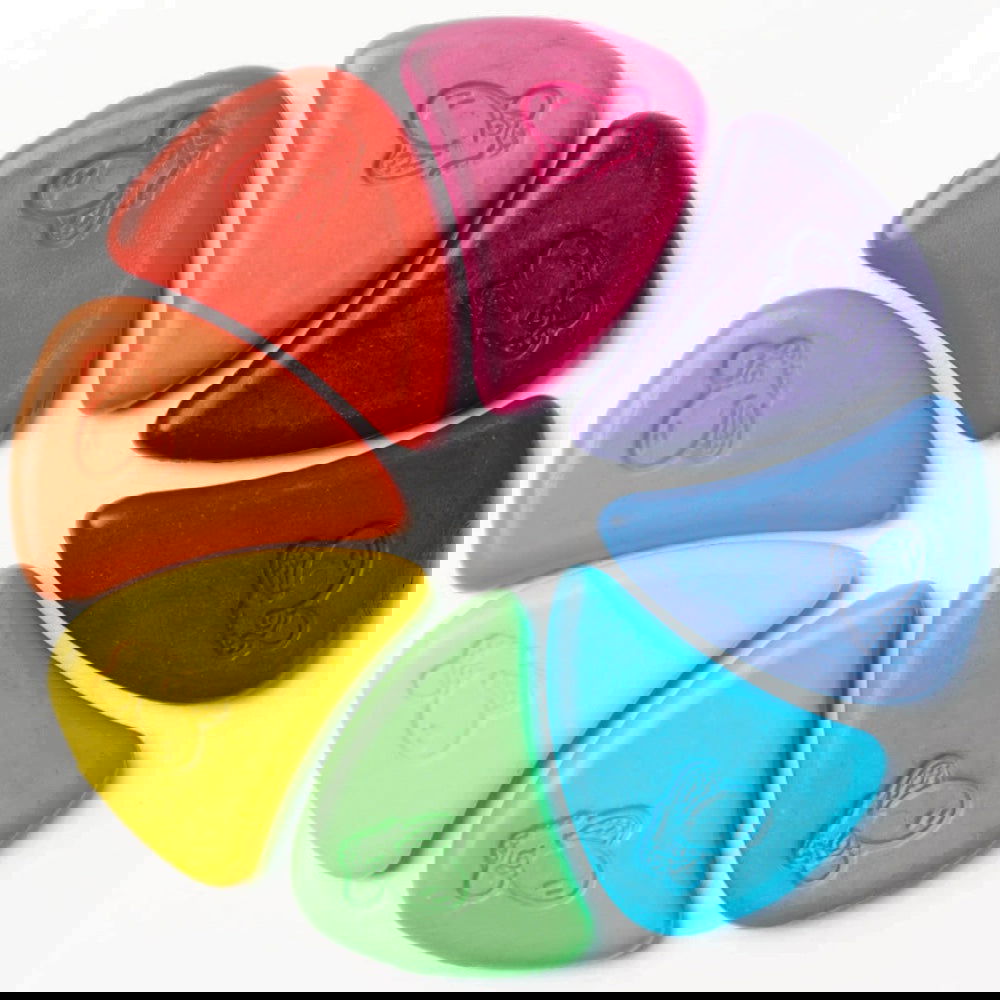 EC Easi-Grip Dinosaur Pebble Crayons Set of 8 image 2