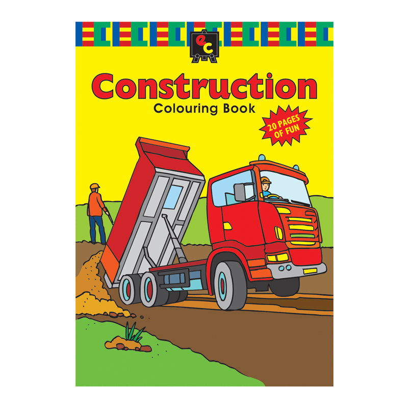 Educational Colours COLOURING BOOK Construction Default Title