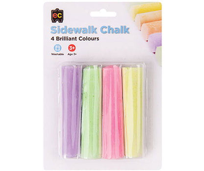 Educational Colours SIDEWALK CHALK FLUORO Pack of 4 image 2