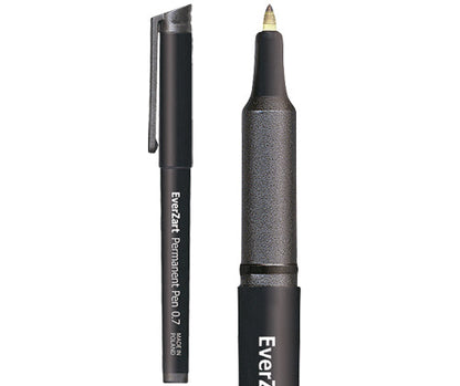 EverZart Permanent Pen Black 0.7mm Tip Default Title