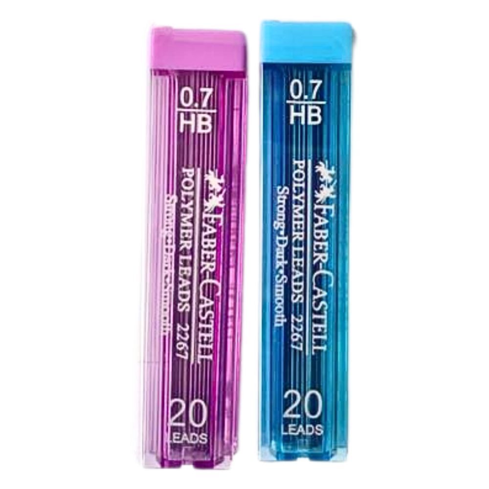 Faber-Castell Polymer Leads 0.7mm HB pack of 2