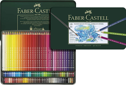 Faber-Castell Albrecht Durer Watercolour Pencils Tin of 120 Default Title