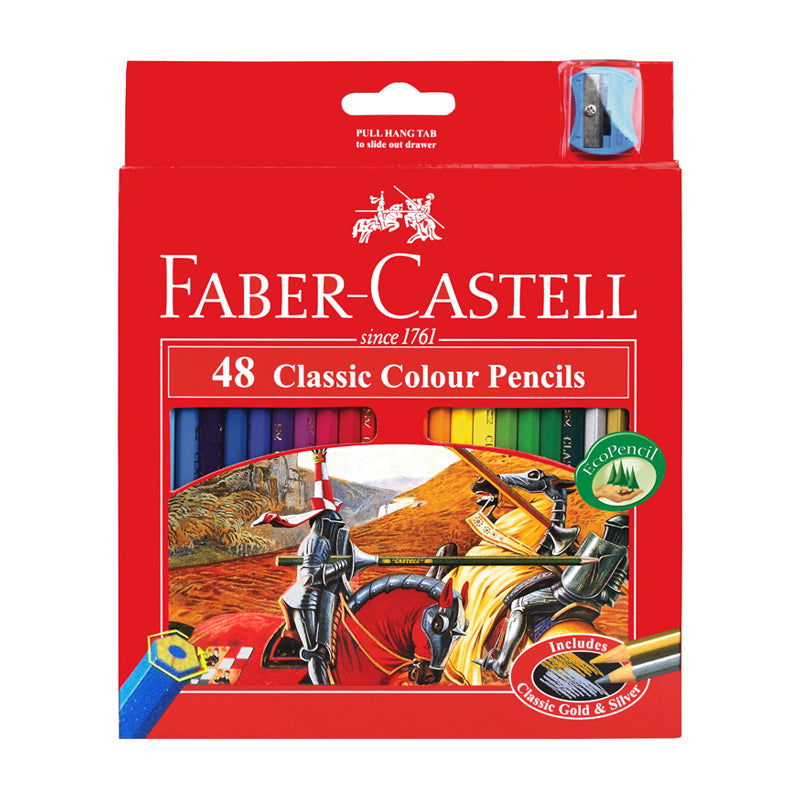 Faber-Castell Classic Colour Pencils Pack of 48 Default Title